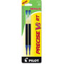 Pilot Refill for Pilot Precise V5 RT Rolling Ball, Extra-Fine Point, Blue Ink, 2/Pack