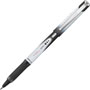 Pilot VBall Grip Liquid Ink Stick Roller Ball Pen, 0.5mm, Black Ink, Black/White Barrel, Dozen