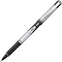 Pilot VBall Grip Liquid Ink Stick Roller Ball Pen, 0.7mm, Black Ink, Black/Silver Barrel, Dozen