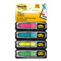 Post-it® Arrow 1/2" Page Flags, Four Assorted Bright Colors, 24/Color, 96-Flags/Pack