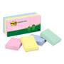 Post-it® Original Recycled Note Pads, 1.38" x 1.88", Sweet Sprinkles Collection Colors, 100 Sheets/Pad, 12 Pads/Pack