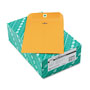 Quality Park Clasp Envelope, #68, Cheese Blade Flap, Clasp/Gummed Closure, 7 x 10, Brown Kraft, 100/Box