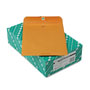 Quality Park Clasp Envelope, #90, Cheese Blade Flap, Clasp/Gummed Closure, 9 x 12, Brown Kraft, 100/Box