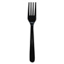ReStockIt Heavy Weight Polystyrene Fork - Black, 6.75", 1000 per Case