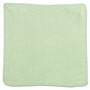 Rubbermaid Microfiber Cleaning Cloths, 12 x 12, Green, 24/Pack