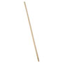 Rubbermaid Tapered-Tip Wood Broom/Sweep Handle, 60", Natural