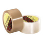 Scotch™ Box Sealing Tape, 48 mm x 100 m, 3" Core, Clear, 36/Carton