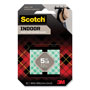 Scotch™ Permanent High-Density Foam Mounting Tape, 1" Squares, Double-Sided, Holds Up to 5 lbs, White, 16/Pack