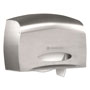 Scott® Pro Coreless Jumbo Roll Tissue Dispenser, EZ Load, 6x9.8x14.3, Stainless Steel