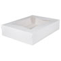 SCT Window Bakery Boxes, 19w x 14d x 6 1/2h, White, 50/Carton