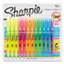 Sharpie® Pocket Style Highlighters, Chisel Tip, Assorted Colors, Dozen