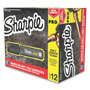 Sharpie® Pro Permanent Marker, Broad XL Chisel Tip, Black, Dozen