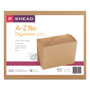 Smead Indexed Expanding Kraft Files, 21 Sections, 1/21-Cut Tab, Letter Size, Kraft