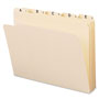 Smead Indexed File Folder Sets, 1/5-Cut Tabs, A-Z, Letter Size, Manila, 25/Set