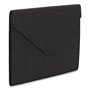 Smead Soft Touch Cloth Expanding Files, 2" Expansion, 1 Section, Letter Size, Black