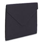 Smead Soft Touch Cloth Expanding Files, 2" Expansion, 1 Section, Letter Size, Navy Blue