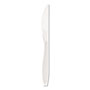 Solo Impress Heavyweight Full-Length Polystyrene Cutlery, Knife, White, 1000/Carton