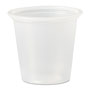 Solo Polystyrene Portion Cups, 1 1/4 oz, Translucent, 2500/Carton