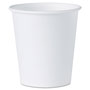 Solo White Paper Water Cups, 3oz, 100/Bag, 50 Bags/Carton
