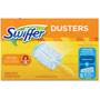 Swiffer Dusters Starter Kit, Dust Lock Fiber, 6" Handle, Blue/Yellow