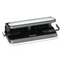 Swingline 32-Sheet Easy Touch Two-to-Three-Hole Punch, 9/32" Holes, Black/Gray