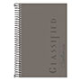 TOPS Color Notebooks, 1 Subject, Narrow Rule, Graphite Cover, 8.5 x 5.5, 100 White Sheets
