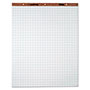 TOPS Easel Pads, Quadrille Rule (1 sq/in), 50 White 27 x 34 Sheets, 4/Carton
