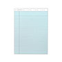 TOPS Prism + Colored Writing Pads, Wide/Legal Rule, 50 Pastel Blue 8.5 x 11.75 Sheets, 12/Pack