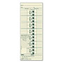 TOPS Time Clock Cards, Replacement for 1900L, One Side, 3.5 x 9, 500/Box
