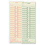 TOPS Time Clock Cards, Replacement for 10-100382/1950-9631, Two Sides, 3.5 x 10.5, 500/Box