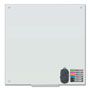 U Brands Magnetic Glass Dry Erase Board Value Pack, 36 x 36, White