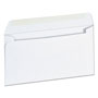 Universal Open-Side Business Envelope, #6 3/4, Square Flap, Gummed Closure, 3.63 x 6.5, White, 500/Box