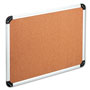 Universal Cork Board with Aluminum Frame, 48 x 36, Natural Surface, Silver Frame