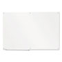 Universal Frameless Glass Marker Board, 72 x 48, White Surface