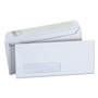 Universal Peel Seal Strip Business Envelope, Address Window, #10, Square Flap, Self-Adhesive Closure, 4.13 x 9.5, White, 500/Box