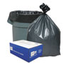 Webster Can Liners, 33 gal, 1.35 mil, 33" x 40", Gray, 100/Carton
