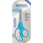 Westcott® For Kids Scissors, 5" Length,1 3/4" Cut,Rounded,Blue/Green/Pink/Yellow,30/Carton