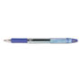 Zebra Pen Jimnie Stick Gel Pen, Medium 0.7mm, Blue Ink, Smoke Barrel, Dozen