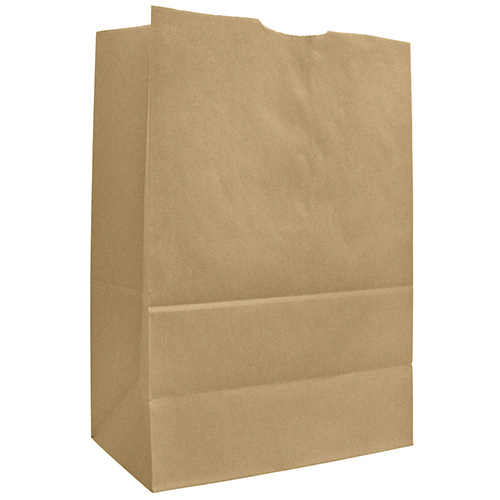 AJM Packaging Kraft Grocery Bag, 75#, Natural