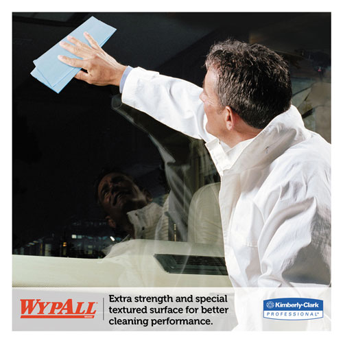 WypAll® L10 Windshield Wipers, Banded, 2-Ply, 9.3 x 10.25, 240/Carton