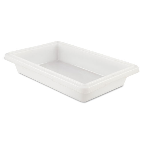 Rubbermaid Food/Tote Boxes, 2gal, 18w x 12d x 3 1/2h, White