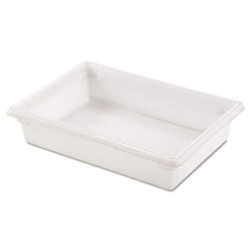Rubbermaid Food/Tote Boxes, 8.5gal, 26w x 18d x 6h, White