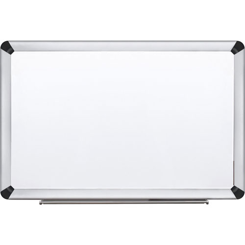 3M Porcelain Dry Erase Board, 72 x 48, Elegant Aluminum Frame