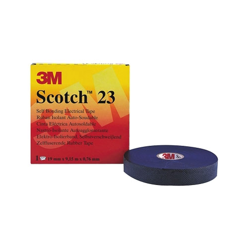 3M Scotch® Rubber Splicing Tapes 23, 20 ft x 3/4 in, Black