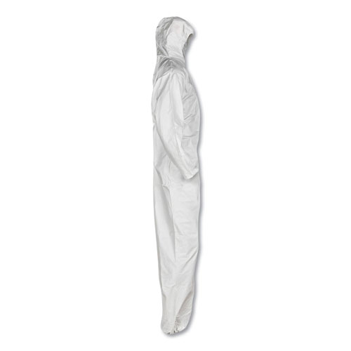 KleenGuard™ A20 Breathable Particle Protection Coveralls, Zip Closure, 3X-Large, White