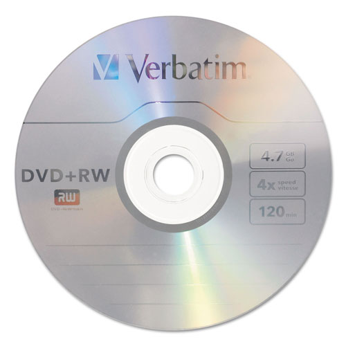 Verbatim 30 x DVD+RW - 4.7 GB 4X - Spindle - Storage Media