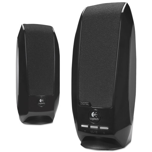 Logitech S150 Digital USB - PC Multimedia Speakers - USB - 1.2 Watt (total) - Black