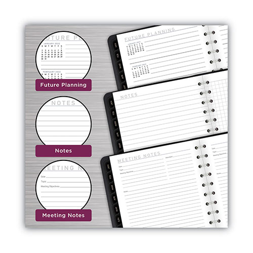 At-A-Glance Contemporary Monthly Planner, 8.75 x 7, Black Cover, 12-Month (Jan to Dec): 2023