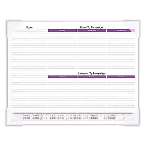 At-A-Glance Puppies Monthly Desk Pad Calendar, Puppies Photography, 22 x 17, White Sheets, Clear Corners, 12-Month (Jan to Dec): 2024