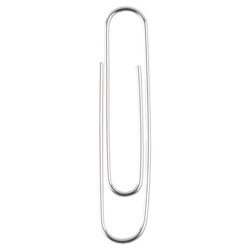 Acco Paper Clips, Jumbo, Silver, 1,000/Pack